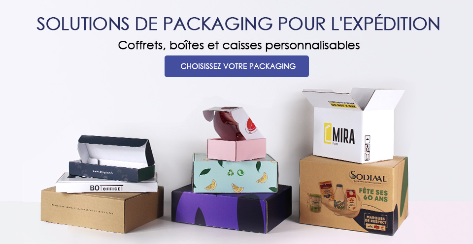 Impression, packaging sur-mesure et emballage personnalisé de coffrets, étuis, boîtes