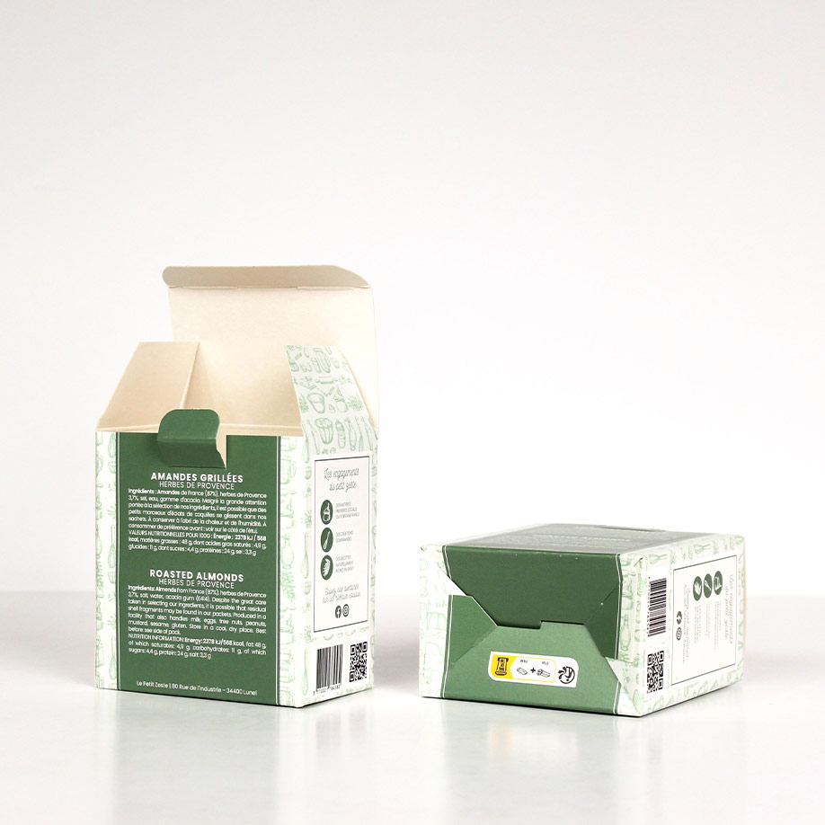 Boîte carton (A6020) à fond auto à verrou - Emballage produit - engagement écologique