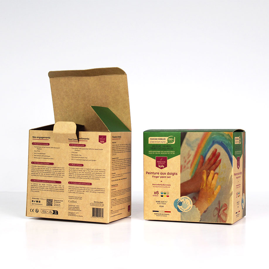 Boîte carton fond semi-auto (A5520) avec verrou - Emballage produit - engagement écologique