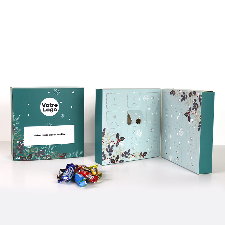 Calendrier de l'Avent Livre - Packaging de noël - livraison gratuite