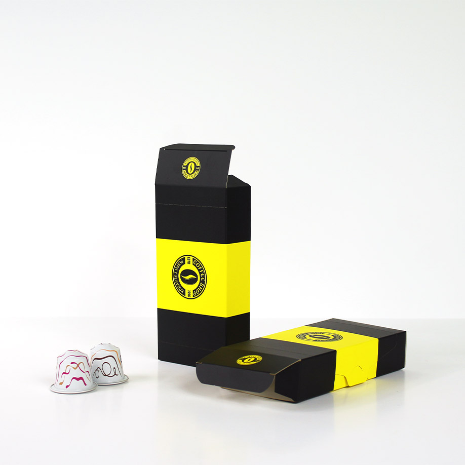 Coffret 10 dosettes de café - Emballages café et thé - impression au meilleur prix