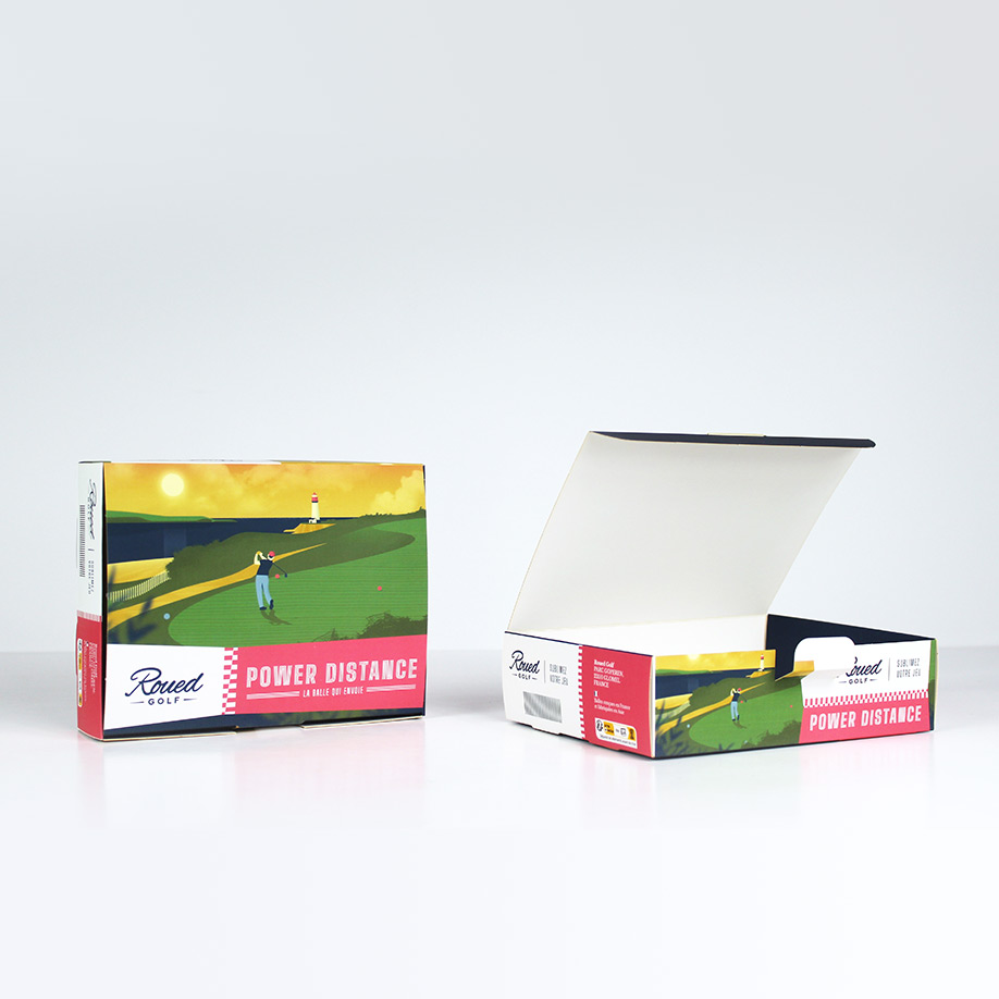 Coffret sur-mesure sans oreilles avec verrou - Emballage produit - impression personnalisée