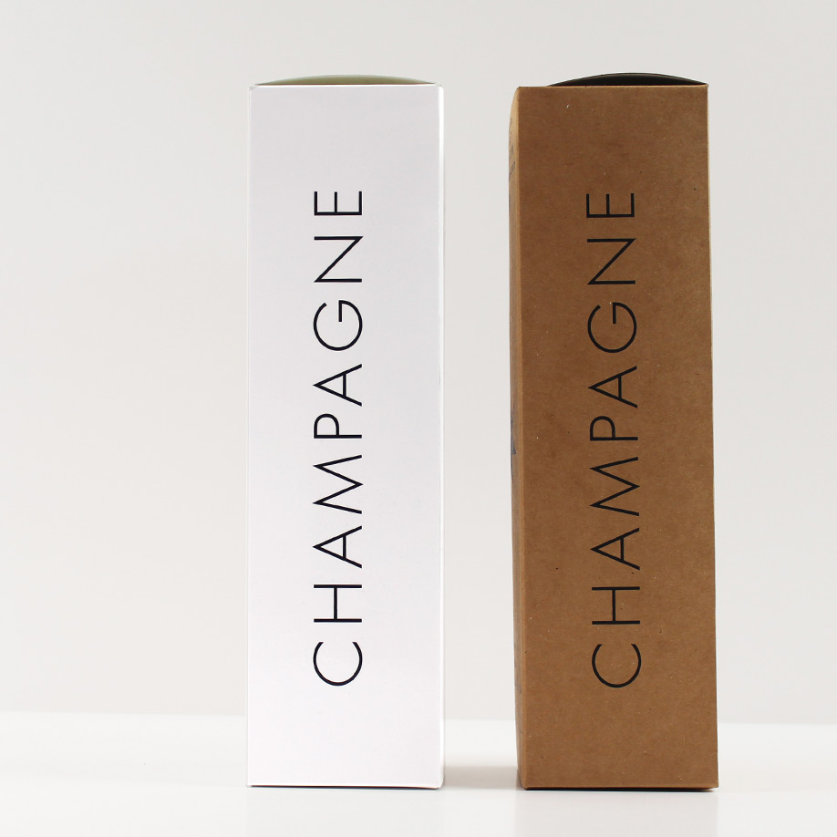 Étui Champagne personnalisable - Emballages vins, champagnes et spiritueux - fabrication française