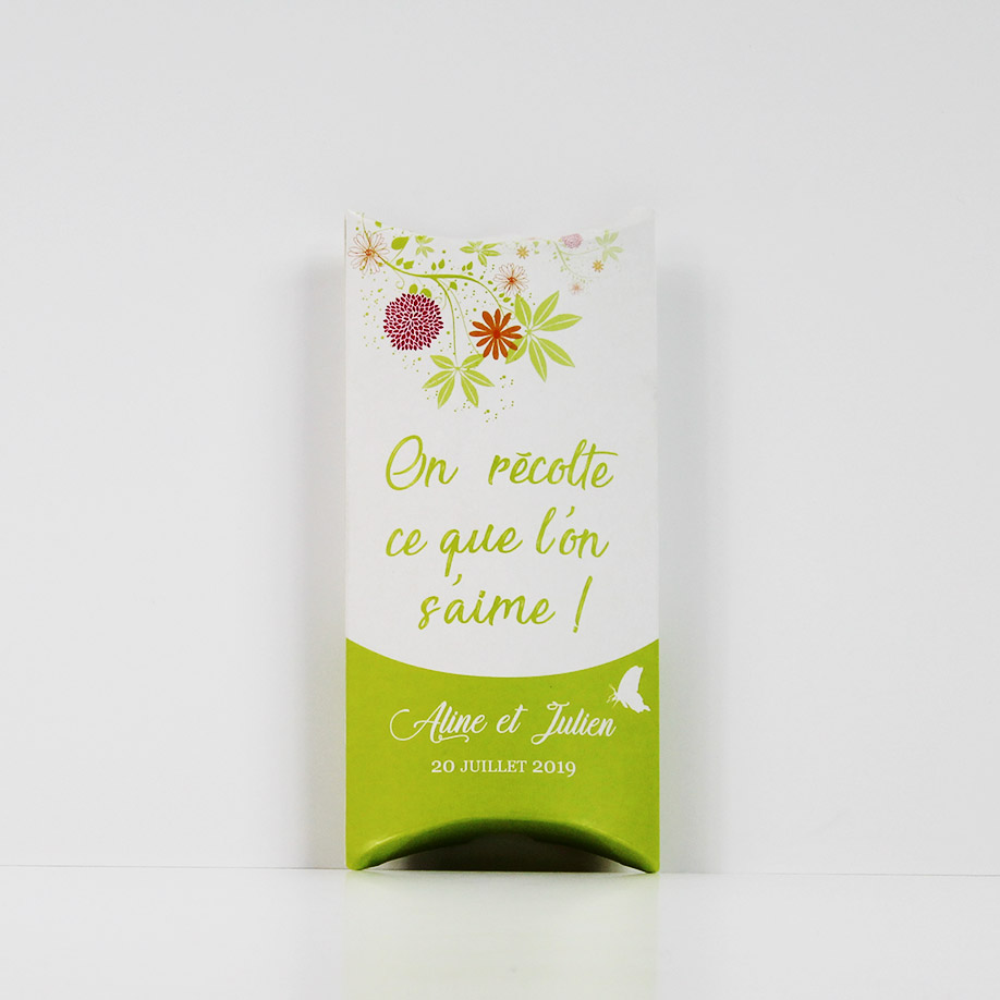 Boîte carton coussin - Emballage produit - impression personnalisée