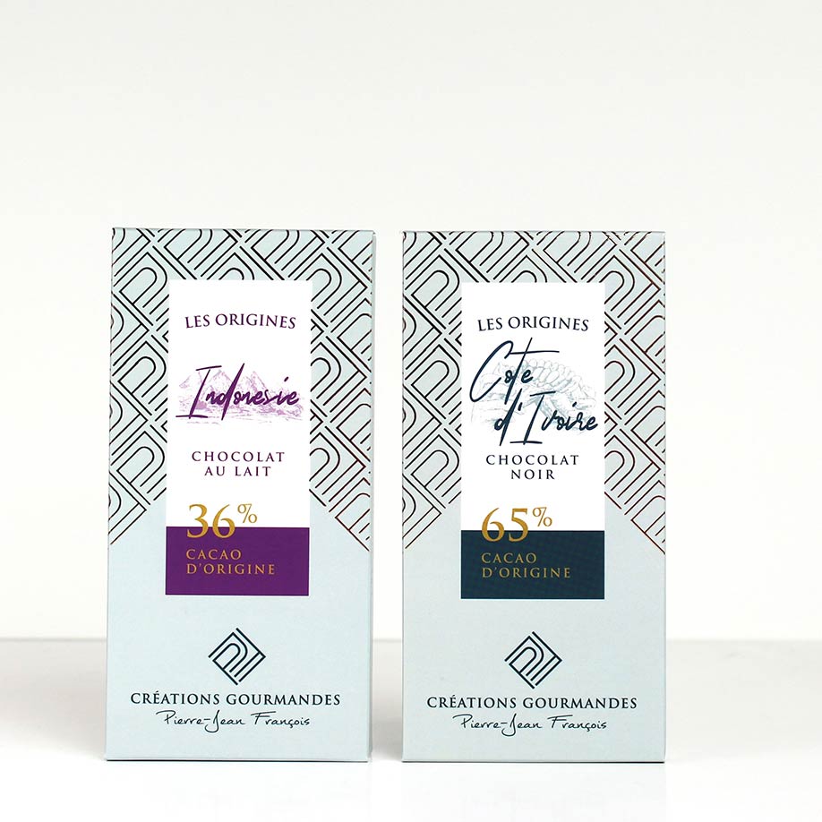 Étui tablette de chocolat - Emballages chocolat - délais rapides