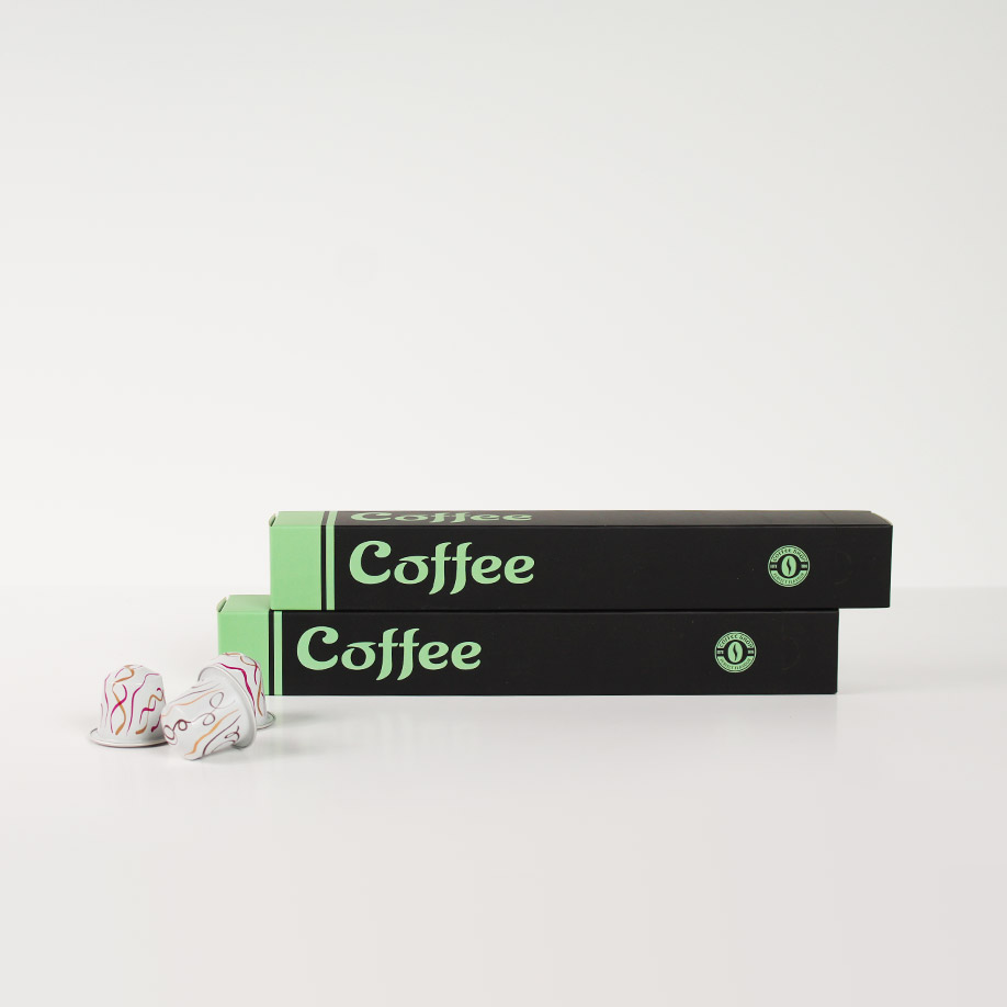 Boîte tube 10 dosettes café - Emballages café et thé - packaging pas cher