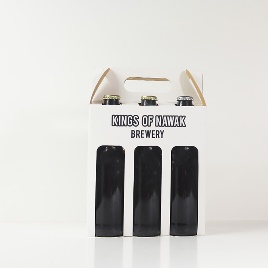 Boîte carton bières Pack x 6 - Emballages Bières - livraison gratuite