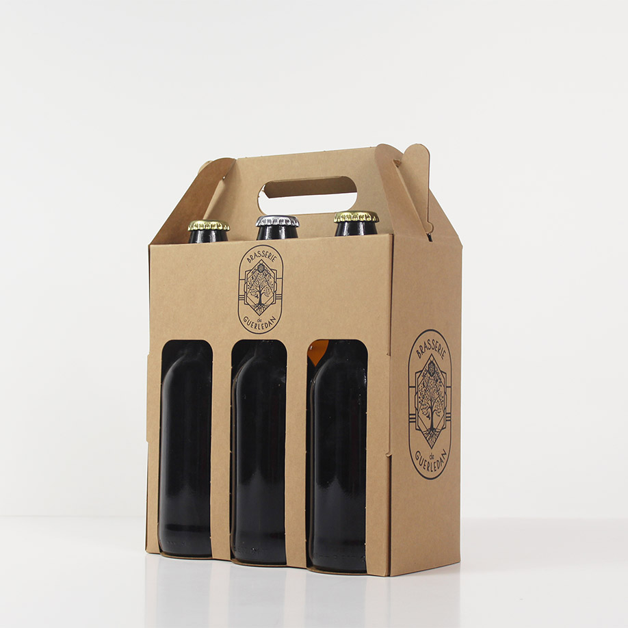 Boîte carton bières Pack x 6 - Emballages Bières - délais rapides