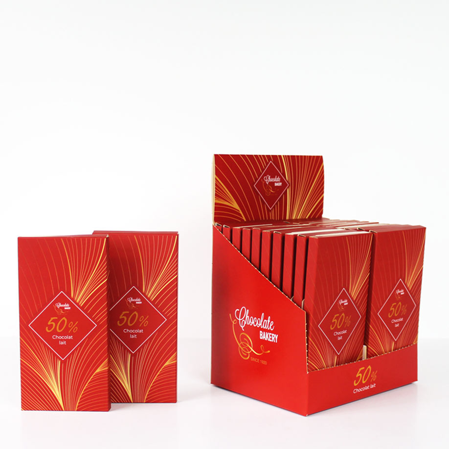 PAV 20 pochettes chocolat - Emballages chocolat - impression au meilleur prix