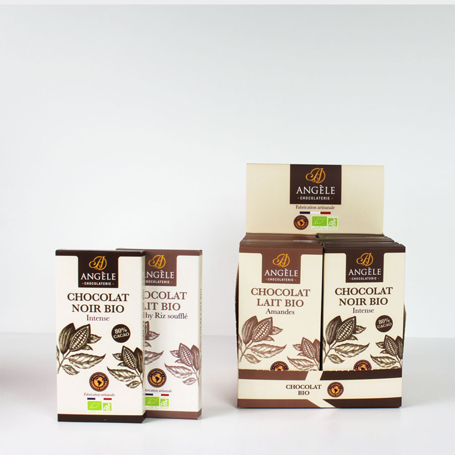 PAV 20 étuis tablettes chocolat - Emballages chocolat - packaging pas cher