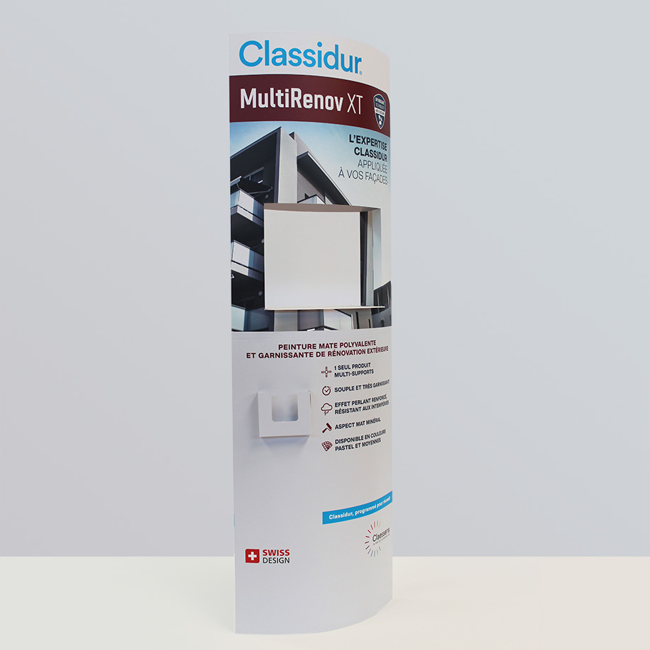 PLV totem BELLEDONNE - Présentoir PLV carton - packaging pas cher