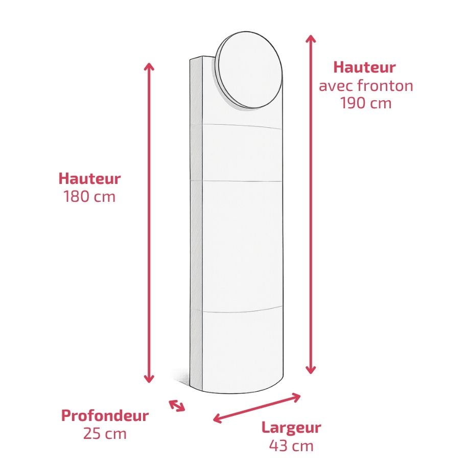 PLV totem VERCORS - Présentoir PLV carton - fabrication française
