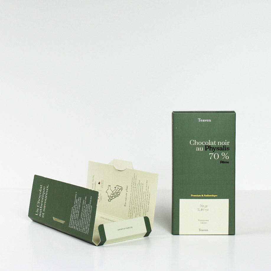 Pochette tablette de chocolat - Emballages chocolat - packaging pas cher