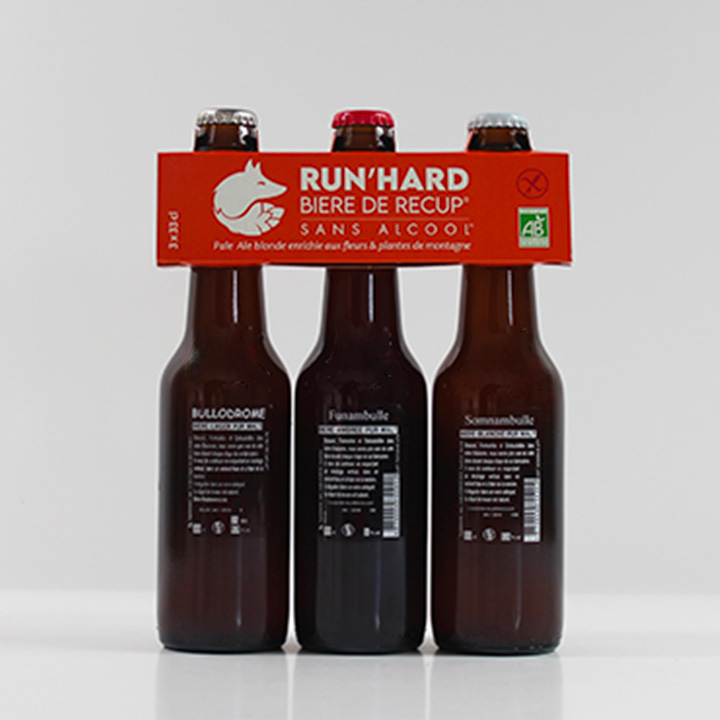 collerette trois bières collerette 3 bières - emballages personnalisés pour l’univers de la bière - smilepack.fr