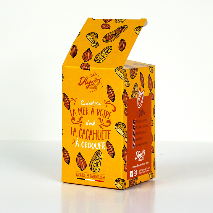 etui à languette d'insertion - emballages personnalisés pour l’univers du chocolat - smilepack.fr