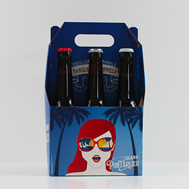 panier à bière - voir le produit panier à bière - emballages personnalisés pour l’univers de la bière - smilepack.fr