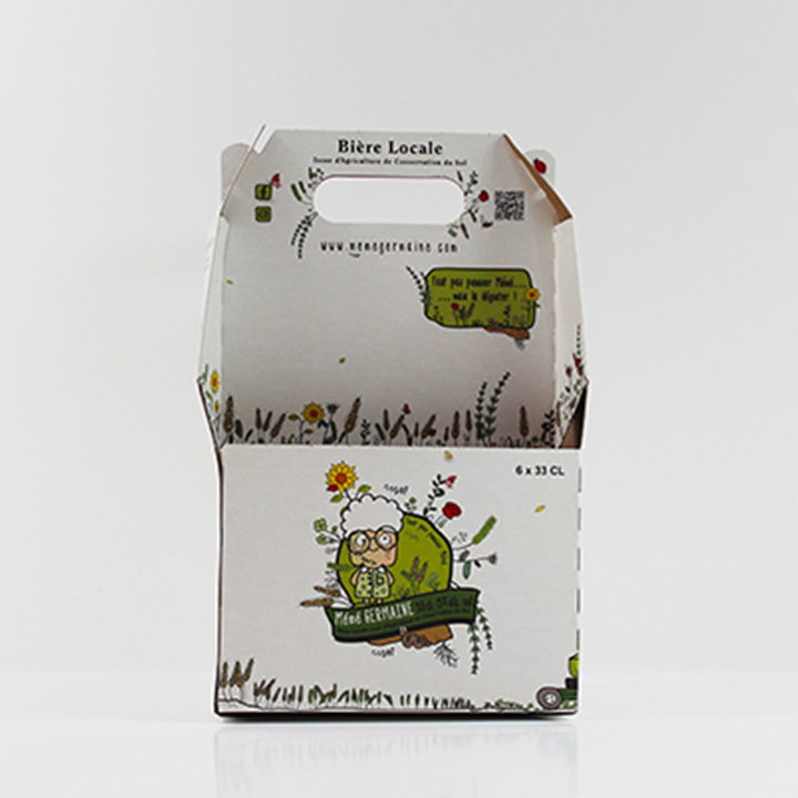 panier 6 bières - voir le produit panier 6 bières - emballages personnalisés pour l’univers de la bière - smilepack.fr