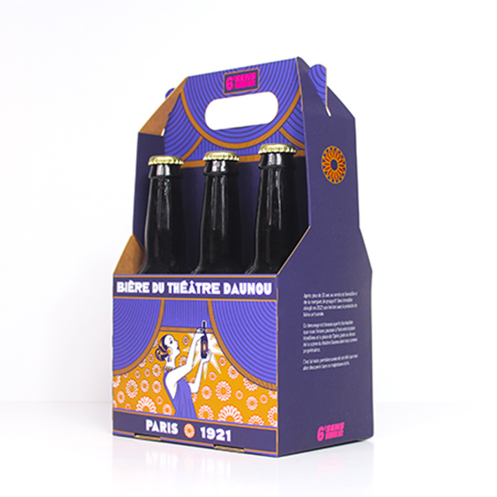 panier 6 bières - voir le produit panier 6 bières - emballages personnalisés pour l’univers de la bière - smilepack.fr