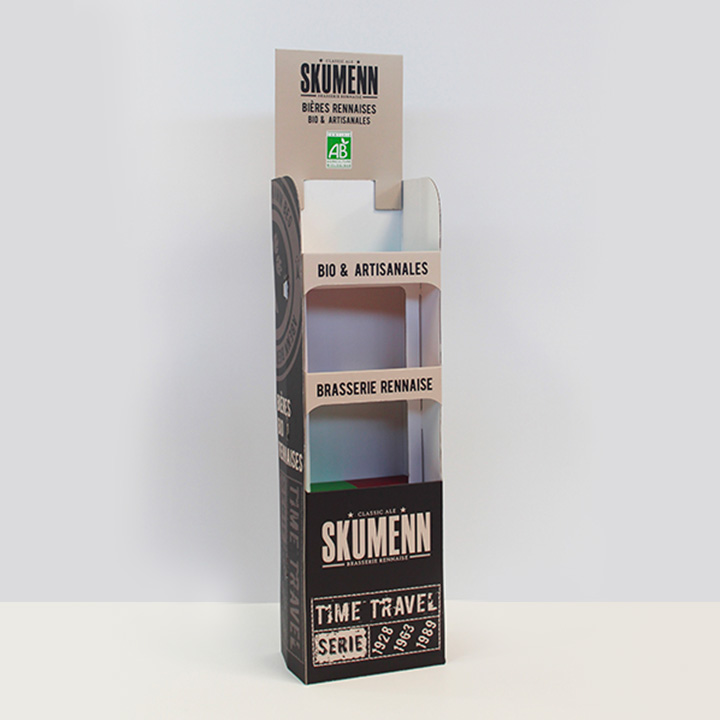 plv étagères - voir le produit plv étagères - smilepack.fr - univers de la bières - impression packaging sur mesure