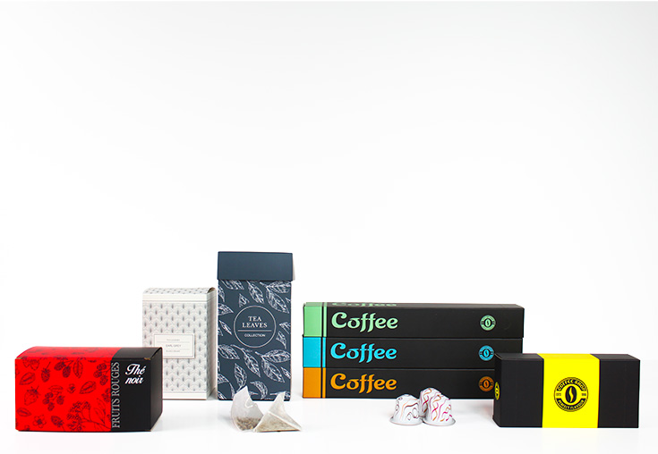 Fabrication dans les Alpes - Une gamme complète d’emballages pour thés et cafés - Emballage personnalisé