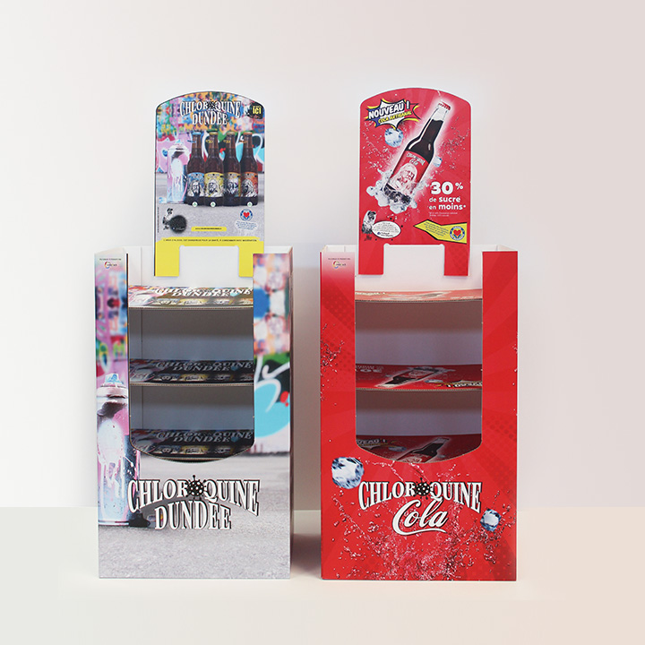 PLV Box Palette - Smilepack.fr fabricant concepteur de supports PLV et ILV en carton
