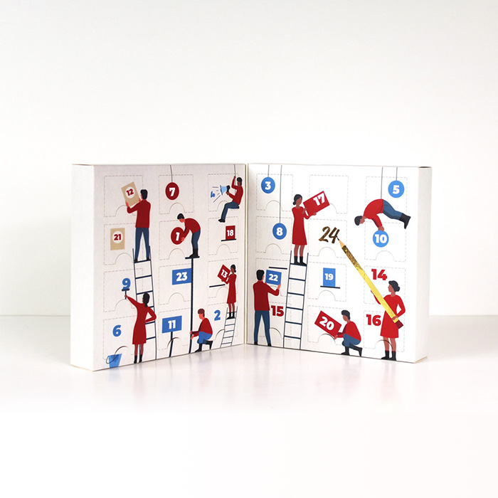 Calendrier de l'Avent livre Calendrier de l'Avent livre - Smilepack.fr - impression, packaging sur mesure et emballage personnalisé