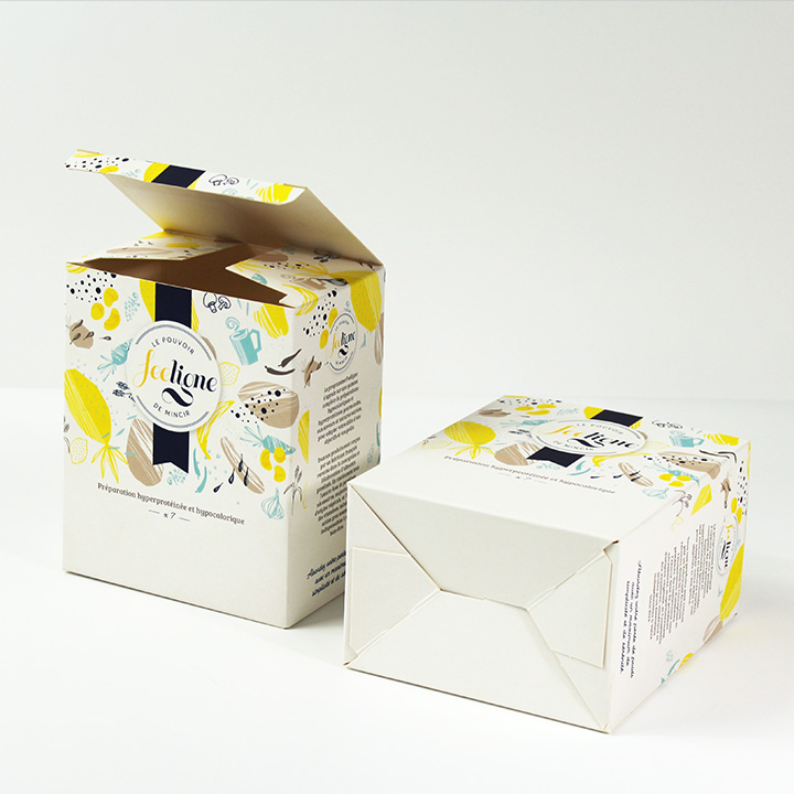 Boîte carton (A6021) à fond automatique sur-mesure personnalisable Boîte carton (A6021) à fond automatique sur-mesure personnalisable - smilepack.fr - impression, packaging sur mesure et emballage personnalisé