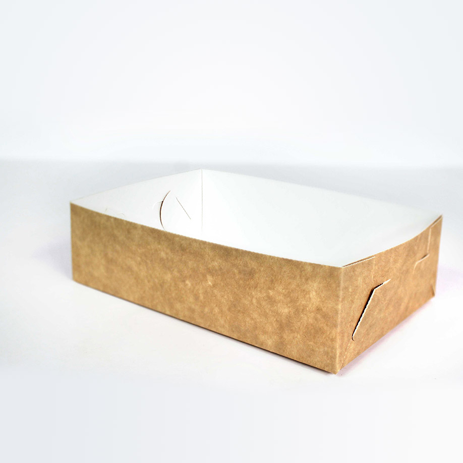Emballage alimentaire - Plateau carton à enclequiter - smilepack expert en packaging et impression sur-mesure et personnalisé