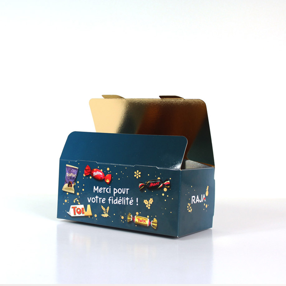 Emballage alimentaire - Ballotin de chocolat - smilepack expert en packaging et impression sur-mesure et personnalisé