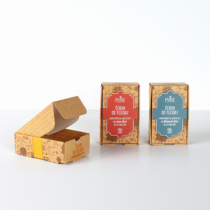 Emballage sur-mesure pour savons Emballage sur-mesure pour savons - smilepack.fr - impression, packaging sur mesure et emballage personnalisé