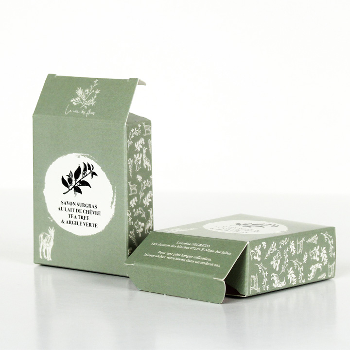 Boîte carton sur-mesure à languettess d'insertion / alt image : Boîtes carton personnalisées sur Smilepack.fr, fabricant cartonnier français packaging et PLV